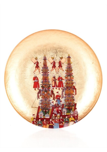Nahil Sahnesi Tabak 21 cm