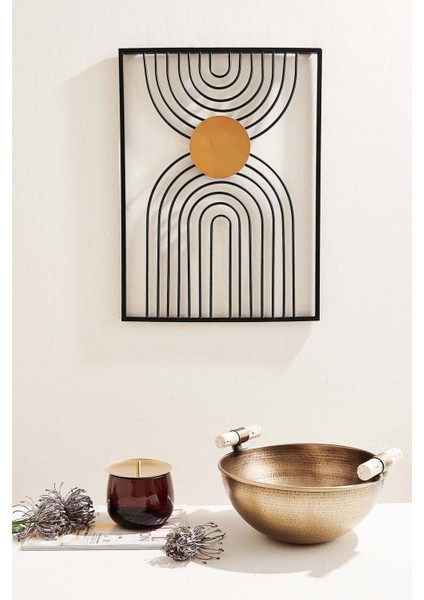 Spiral 2 Metal Duvar Süsü