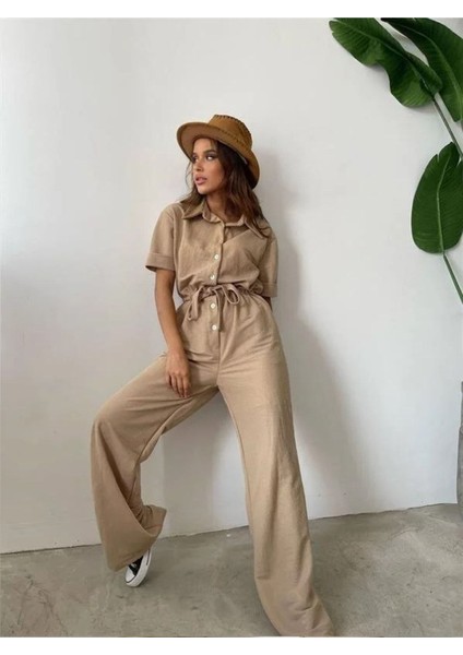 Kadın Bisküvi Bel Büzgülü Tulum fiyatları