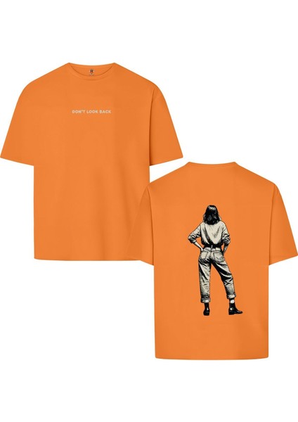 Strongwoman Çift Iplik Dokumalı Rahat Kalıp PAMUK T-Shirt