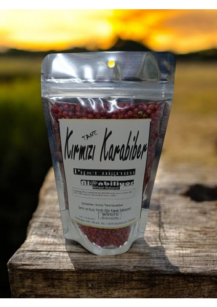 Kırmızı Tane Karabiber 125 gr Kırmızıbiber I Albiber