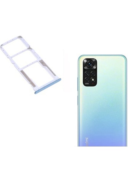 Xiaomi Redmi Note 11 Uyumlu Sim Tepsisi Açık Mavi
