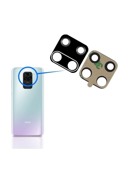 Xiaomi Redmi Note 9 Pro 5g Uyumlu Kamera Camı