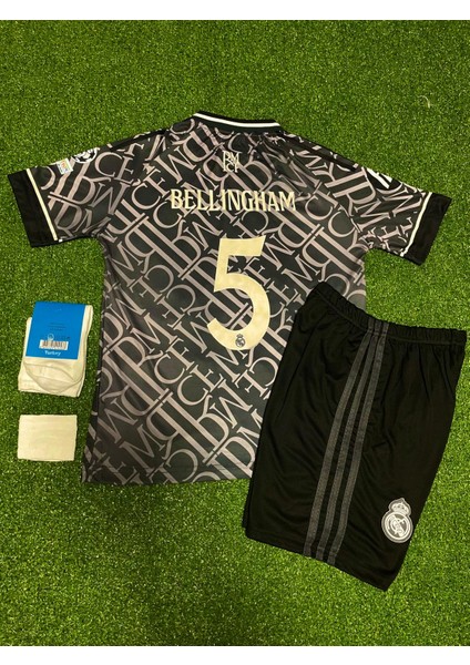 Dayıbalı Real Madrid 2024-25 Yeni Sezon Jude Bellingham Çocuk Forması 4'lü Set modelleri
