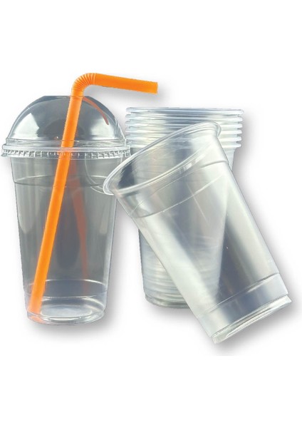 500 cc Pp Plastik Milkshake Limonata Bardağı Kapaklı fiyatları