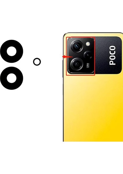 Xiaomi Pocophone X5 Uyumlu Kamera Camı