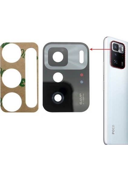 Xiaomi Pocophone X3 Gt Uyumlu Kamera Camı