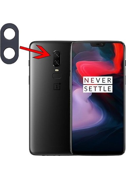 One Plus 6 Uyumlu Kamera Camı