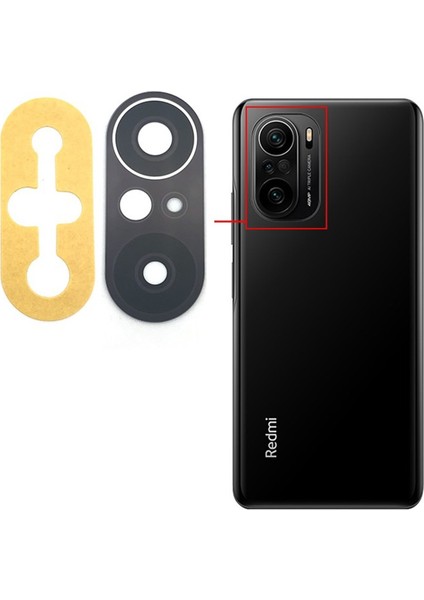 Xiaomi Redmi K40 Uyumlu Kamera Camı