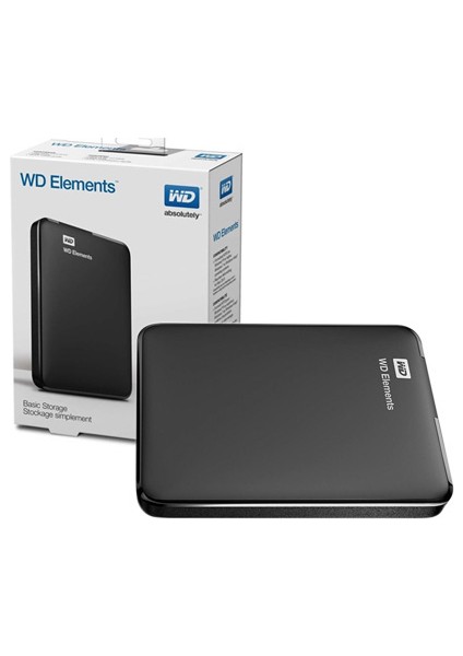 2.5 Elements 4tb USB 3.0 Harıcı Harddısk Siyah WDBU6Y0040BBK-WESN