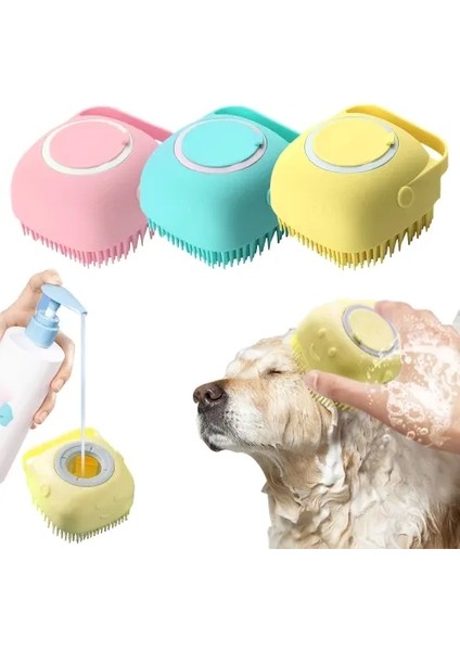Şampuan Hazneli Kedi Köpek Yıkama Kesesi