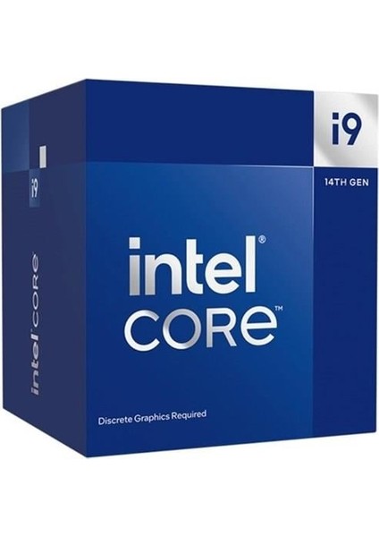 Intel Core I9 14900F 68MB 16çekirdekli VGA Yok 1700P 65W Kutulu+Fansız