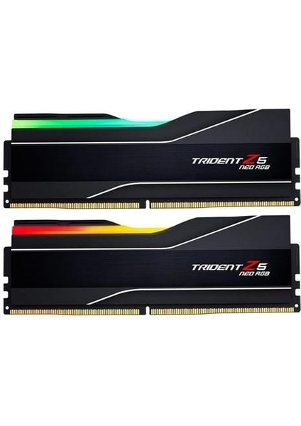 Gskıll 64GB (2x 32GB) Ddr5 6000MHZ CL32 Rgb Dual Kıt Pc Ram Trıdent Tz5 Neo F5-6000J3238G32GX2-TZ5NR