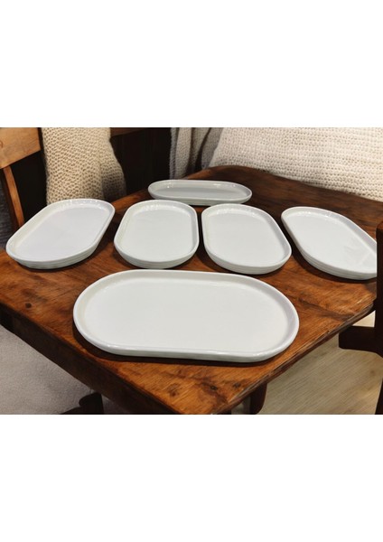 Servis Tabağı Sunumluk 6'lı