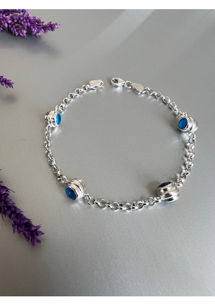 Zeta Jewel Kadın Camgöz Gümüş Bileklik fiyatları