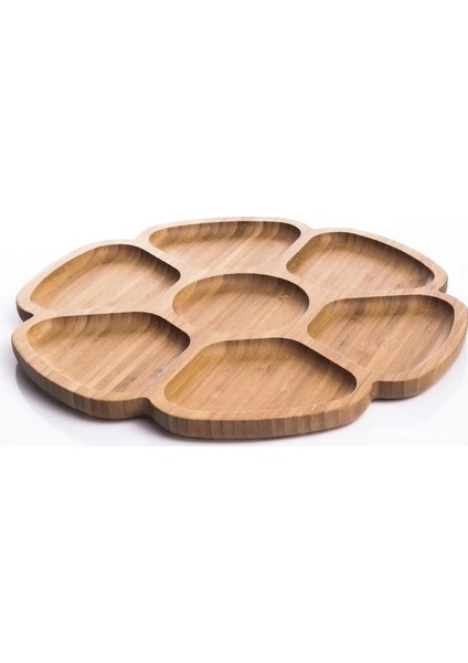 Pincho Delicado Bölmeli Çerezlik 32X32X1,7CM Kahvaltı Sunum Şık Tasarım 1 Adet fırsatları