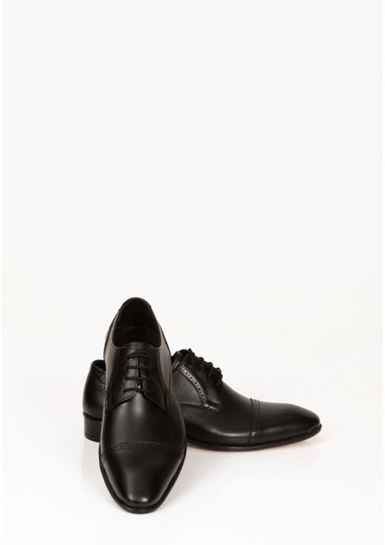 Deri Siyah Klasik Ayakkabı, Bağcıklı Siyah Şık Erkek Kundura, Tabanlı Damat Ayakkabısı fiyatları