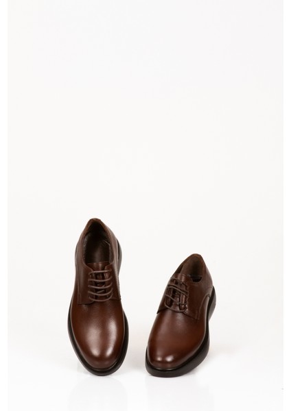 Deri Kahverengi Erkek Klasik Ayakkabı, Şık Damat Ayakkabısı, Bağcıklı Deri Erkek Kundura modelleri