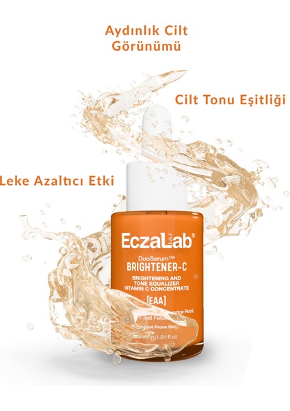 Nopigma Brightener C Vitaminli Duoserum® | Lekeye Eğilimli Ciltler için Cilt Aydınlatıcı | Ton Eşitleyici Serum