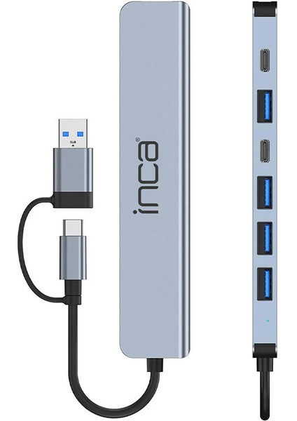 Iutp-7t Usb/type-C Hub X7 Alüminyum Çoklayıcı fırsatları