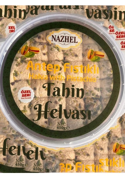 Antep Fıstıklı Tahin Helvası 450 gr