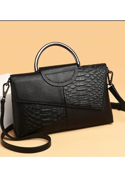 Yılan Baskı Çapraz Askı El Çanta modelleri