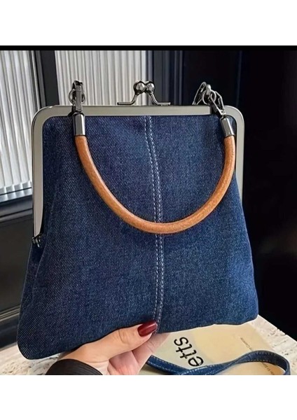 Denim Çapraz Askılı Çanta modelleri