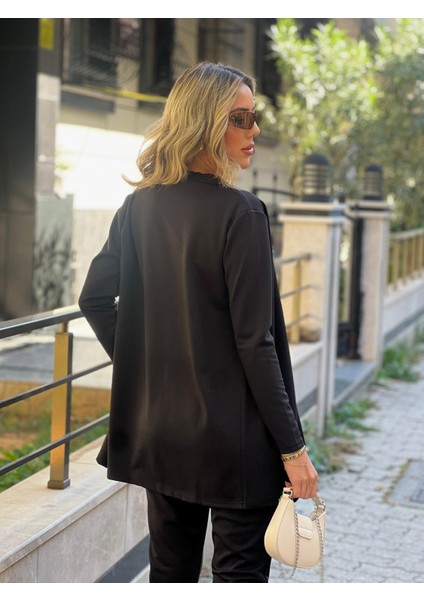 Kadın Uzun Kollukrep Üçlü Takım