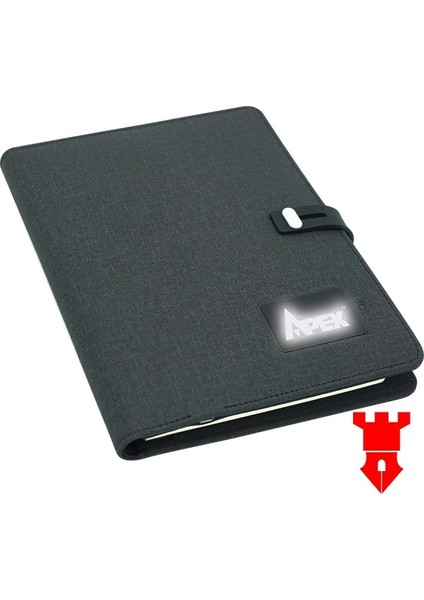 Kişiye Özel Isim Baskılı Powerbank Organizer Defter Şarj Cihazı Defter LED Işıklı Alana Baskı 6000 Mah Batarya indirimleri