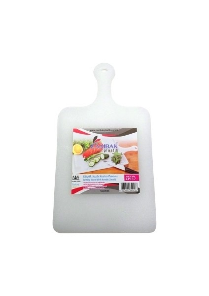 Saplı Küçük Plastik Kesim Panosu (5069)