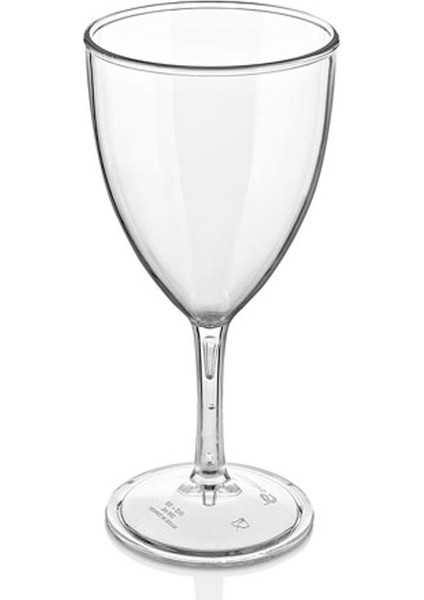 Kırılmaz ,çizilmez ,siyah Polikarbon Plastik Şarap Bardağı 255 ml ( Dikkat : Cam Değildir. )