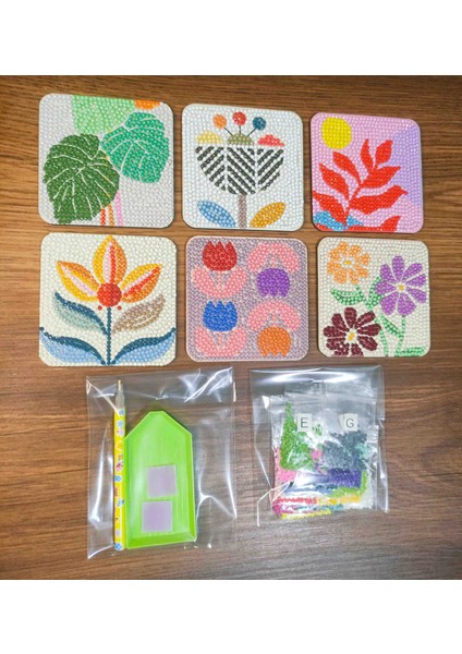 Çiçek Temalı Elmas Boyama Seti fırsatları