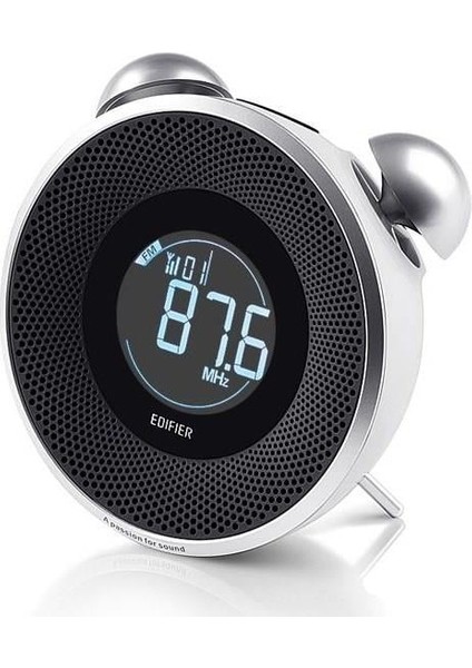 Edıfıer MF240BT Tıck-Tock 8W Rms Çalar Saatli Fm Radyo / Sd Kart Girişli Hoparlör Siyah, Bluetooth