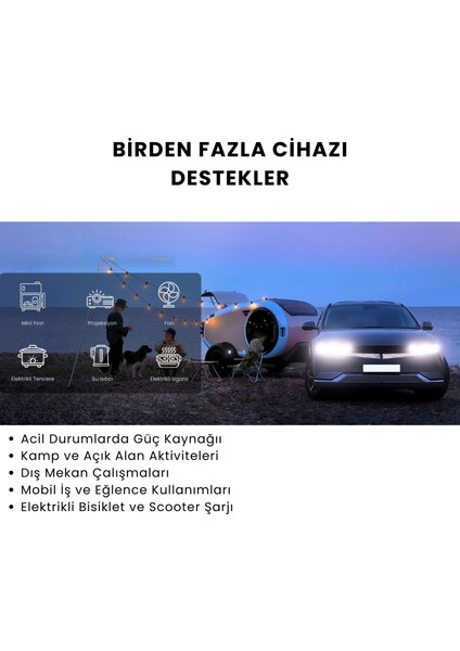 Hyundai - Kia, Ssangyong, Tek Çıkışlı V2L Adaptör 3,5kW 16A