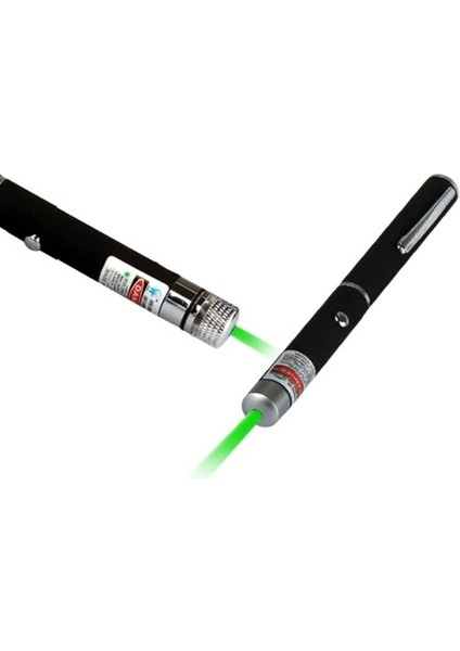 Yeşil Lazer Pointer 50 Mw 15 Km Etkili (5 Başlıklı) (5069)