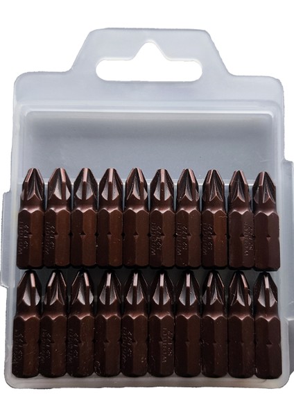 Pz2 x 25MM S2 Yıldız Bits Uç 20\'li Paket
