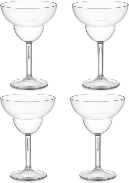 6 Litrelik San Buz Kovası ( 4 Adet Kırılmaz,çizilmez Polikarbon Plastik Margarita Bardağı Hediyedir.)