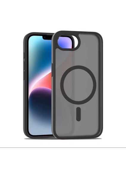 Apple iPhone 16E 2025 Için Ultra Ince Magsafe Uyumlu Kılıf - Tpu/pc Ipeksi Pürüzsüz Dokunmatik Kablosuz Şarj Darbeye Dayanıklı Kapak