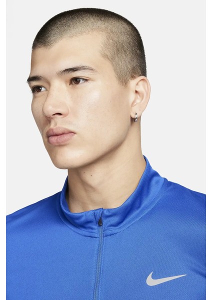 Dri-Fit Pacer Çeyrek Fermuarlı Erkek Mavi Antrenman Üstü modelleri