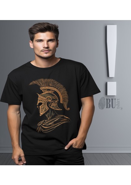 'ancient Greek - Antik Yunan Savaşçı‘ Baskılı 'regular-Fit' Unisex Tişört fiyatları