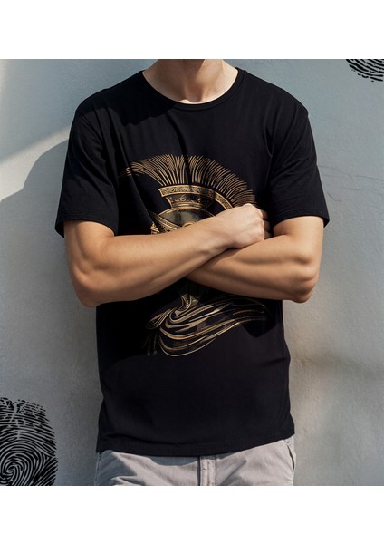 'ancient Greek - Antik Yunan Savaşçı‘ Baskılı 'regular-Fit' Unisex Tişört modelleri