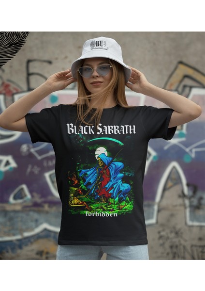 'black Sabbath – Forbidden‘ Baskılı 'regular-Fit' Unisex Tişört fiyatları