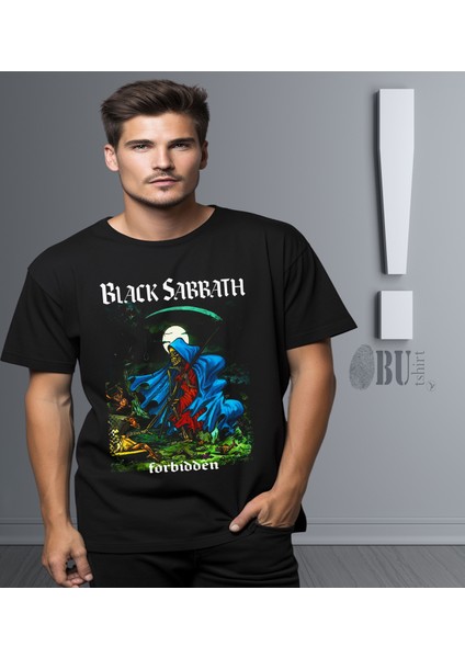 'black Sabbath – Forbidden‘ Baskılı 'regular-Fit' Unisex Tişört modelleri