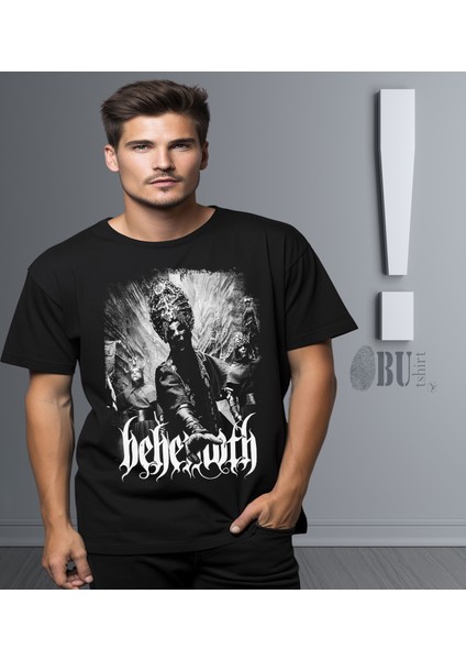 ''behemoth‘ ‘ Baskılı 'regular-Fit' Unisex Tişört modelleri