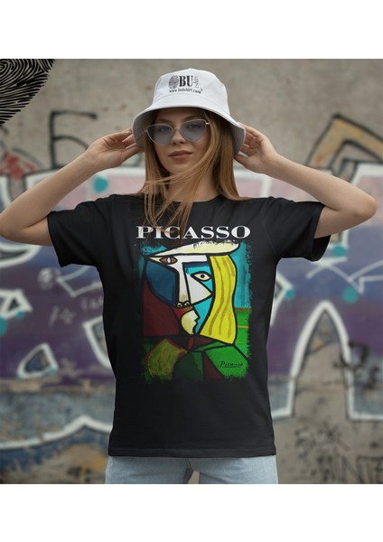 'picasso – Kübizm‘ Baskılı 'regular-Fit' Unisex Tişört fiyatları