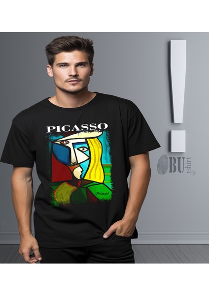'picasso – Kübizm‘ Baskılı 'regular-Fit' Unisex Tişört modelleri