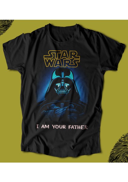 'star Wars - Im Your Father‘ Baskılı 'regular-Fit' Unisex Tişört