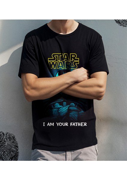 'star Wars - Im Your Father‘ Baskılı 'regular-Fit' Unisex Tişört modelleri