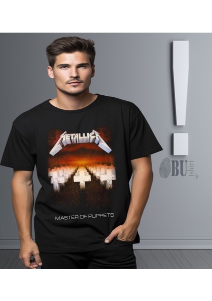 'metallica – Master Of Puppets‘ Baskılı 'regular-Fit' Unisex Tişört modelleri