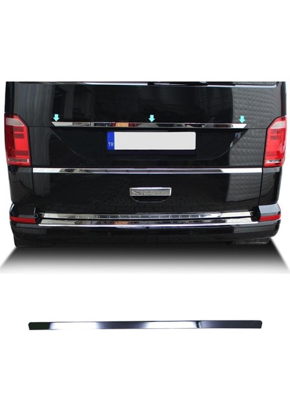 Vw T6 Transporter 2015-2020 Arası Krom Bagaj Çıtası P.çelik